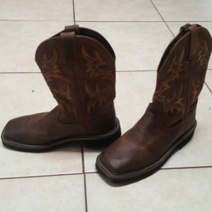 Justin Boots steel toe